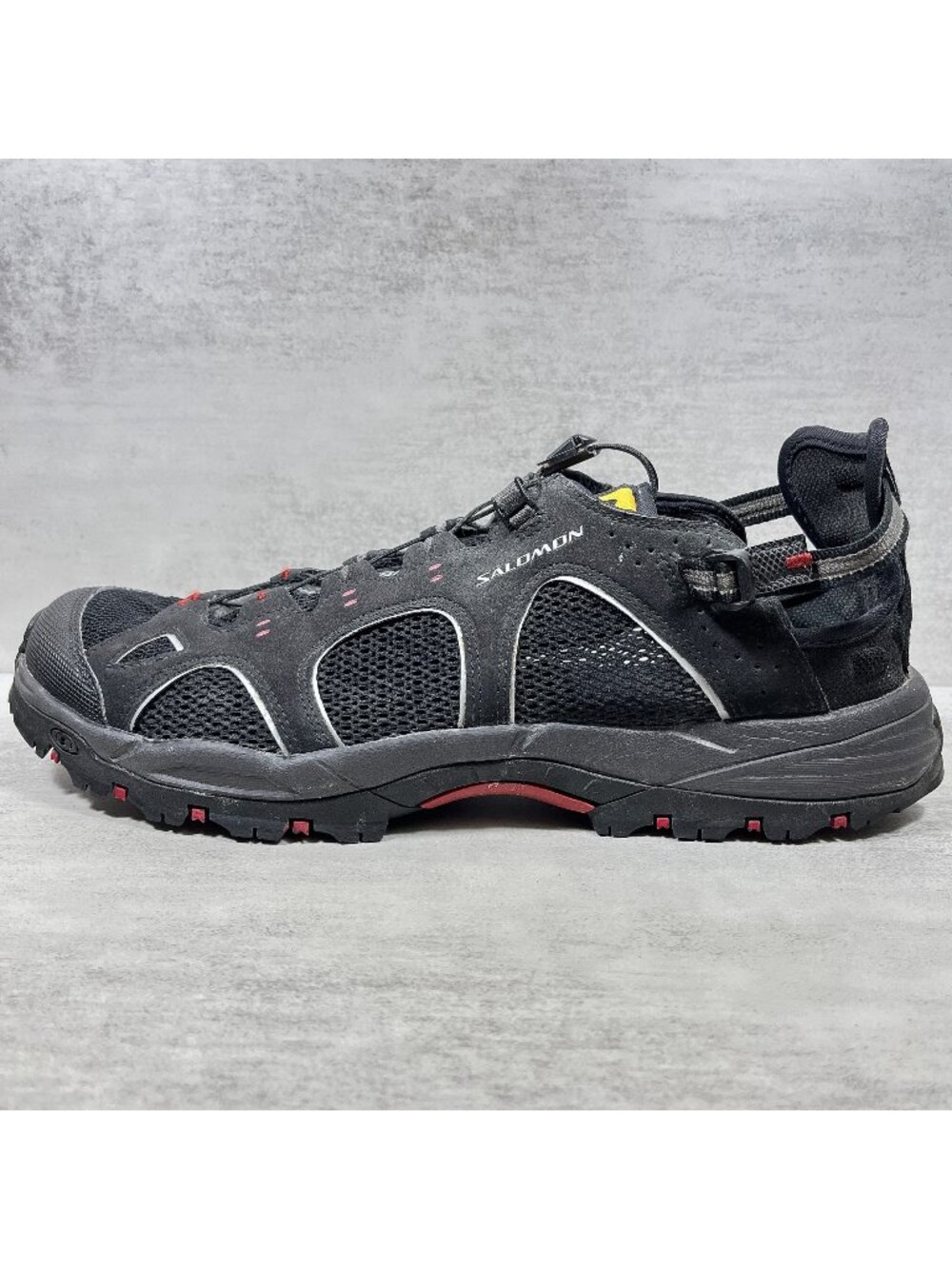 Salomon Techamphibian 3 Water Hiking Shoes - Men's Size 13 - Black